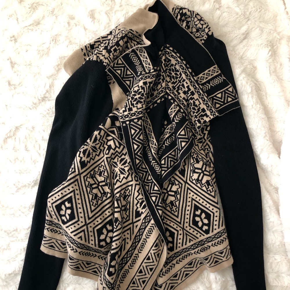 Lucky Brand Tribal Wrap Sweater!